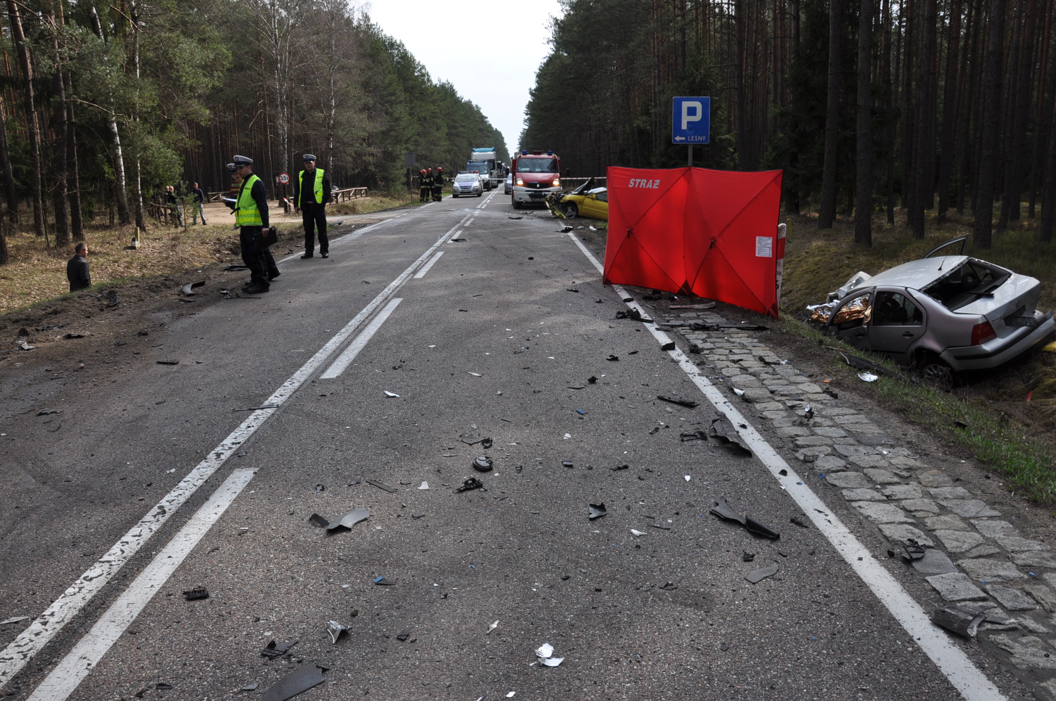 Wypadek Na Trasie K 58 Jedna Osoba Nie żyje Aktualności Komenda Powiatowa Policji W Piszu 