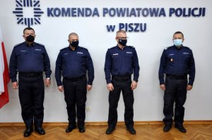 Powołanie nadkom. A. Jaźwińskiego na stanowisko I Zastępcy Komendanta Powiatowego Policji w Piszu
