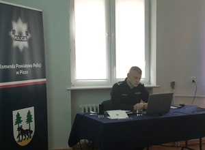 Odprawa roczna w Komendzie Powiatowej Policji w Piszu