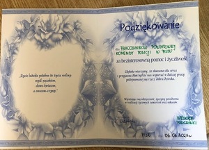Podziękowanie od przedszkolaków