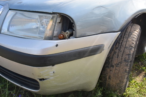 Uszkodzona skoda