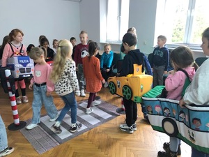 Spotkanie z uczniami w komendzie