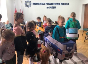 Spotkanie z uczniami w komendzie