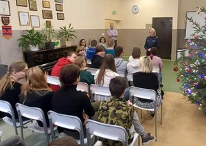 Spotkanie z uczniami w Specjalnym Ośrodku Szkolno -Wychowawczym w Łupkach