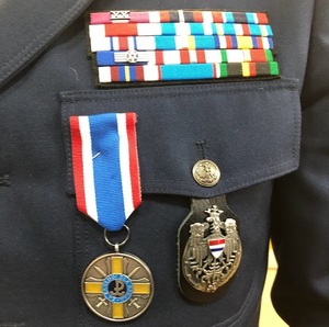 Medal Za zasługi dla Światowego Związku Żołnierzy Armii Krajowej dla insp. M. Kubasa