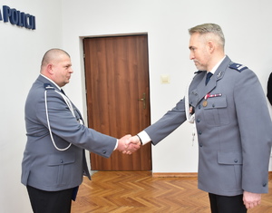 Powierzenie obowiązków I Zastępcy Komendanta Powiatowego Policji w Pisz podinsp. A. Kurpiewskiemu