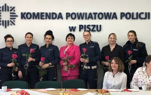Dzień Kobiet w piskiej komendzie