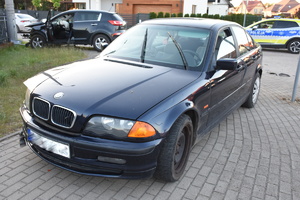 Kolizja z udziałem BMW i Kia