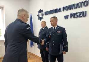 I Zastępca Komendanta Powiatowego Policji w Piszu- podinsp. Artur Kurpiewski