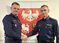 asp. Adrian Dąbkowski ,,Kawalerem Białej Wstążki&quot;