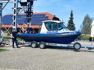Policyjna łodź