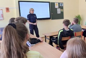 Spotkania z uczniami i rodzicami w SP Skarżyn
