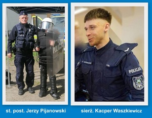 Policjanci z Komisariatu Policji w Rucianem-Nidzie