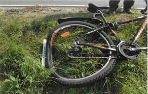 Potrącenie rowerzysty