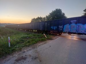 Zdarzenie na niestrzeżonym przejeździe kolejowym