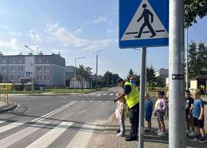 Spotkania dzielnicowego z Białej Piskiej z uczniami