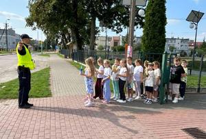 Spotkania dzielnicowego z Białej Piskiej z uczniami