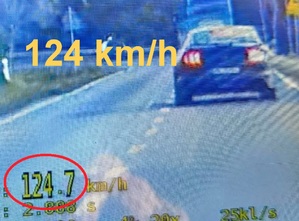 Przekroczenie prędkości przez kierowcę Forda