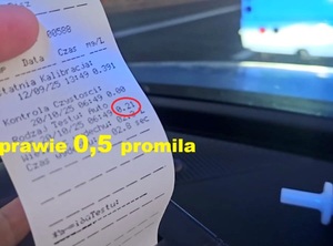 Badanie stanu trzeźwości kierowcy autobusu