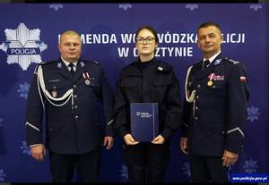 Wyróżnienia i awanse dla policjantów z Komendy Powiatowej Policji w Piszu