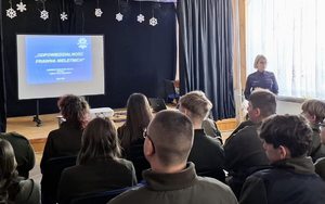 Spotkanie z uczniami Zespołu Szkół Leśnych w Rucianem-Nidzie