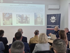 Odprawa roczna w KPP Pisz