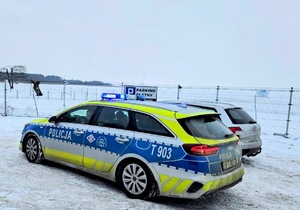 Kontrole drogowe na drogach dojazdowych do jeziora Śniardwy