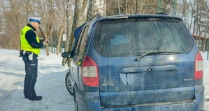 Kontrole drogowe na drogach dojazdowych do jeziora Śniardwy