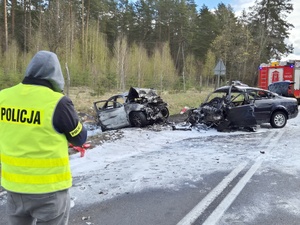 Wypadek na trasie Pisz-Ruciane-Nida