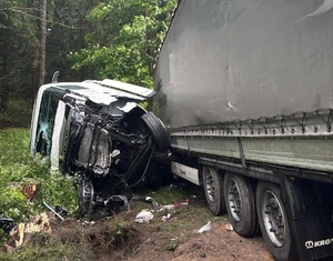 Wypadek na trasie Orzysz-Ełk