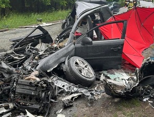 Wypadek na trasie Orzysz-Ełk