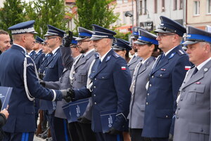 Awanse w KPP Pisz z okazji Święta Policji