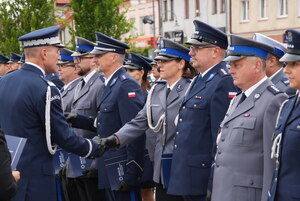 Awanse w KPP Pisz z okazji Święta Policji