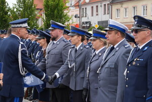 Awanse w KPP Pisz z okazji Święta Policji