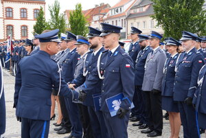 Awanse w KPP Pisz z okazji Święta Policji