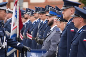 Awanse w KPP Pisz z okazji Święta Policji