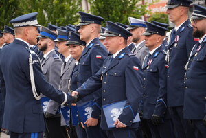 Awanse w KPP Pisz z okazji Święta Policji