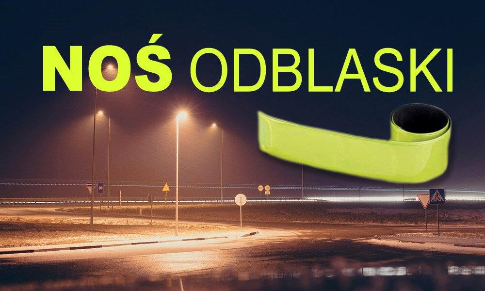 Policja przypomina o stosowaniu odblasków jesienią